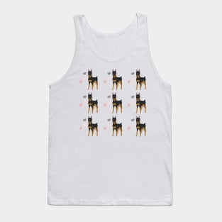 Doberman pinscher dog pattern Tank Top